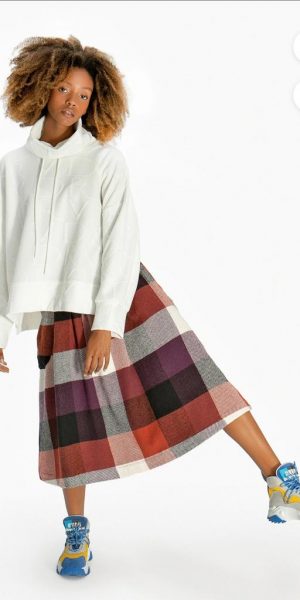 SKIRT TERRACOTA-10186
